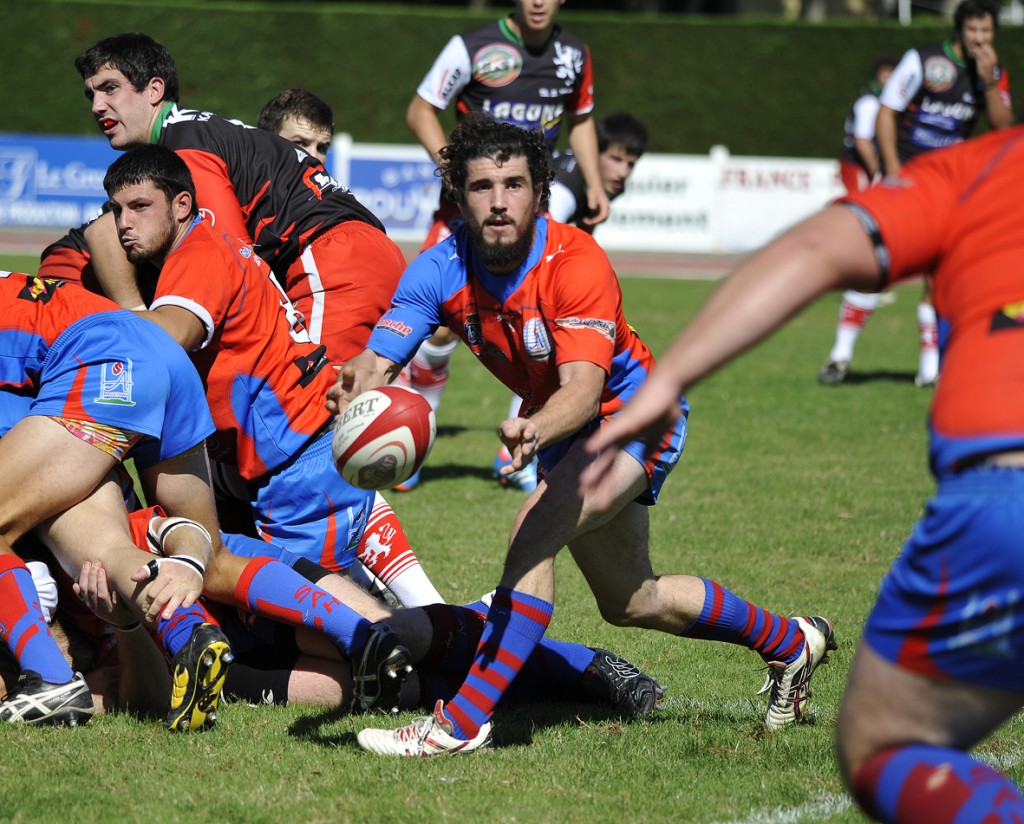 Olivier Beuste, formé à Orthez comme Guillaume Saint-Martin, aura à cpeur de bien démarrer la saison face à son ancien club. (Photo archives Jean-Louis Tastet)