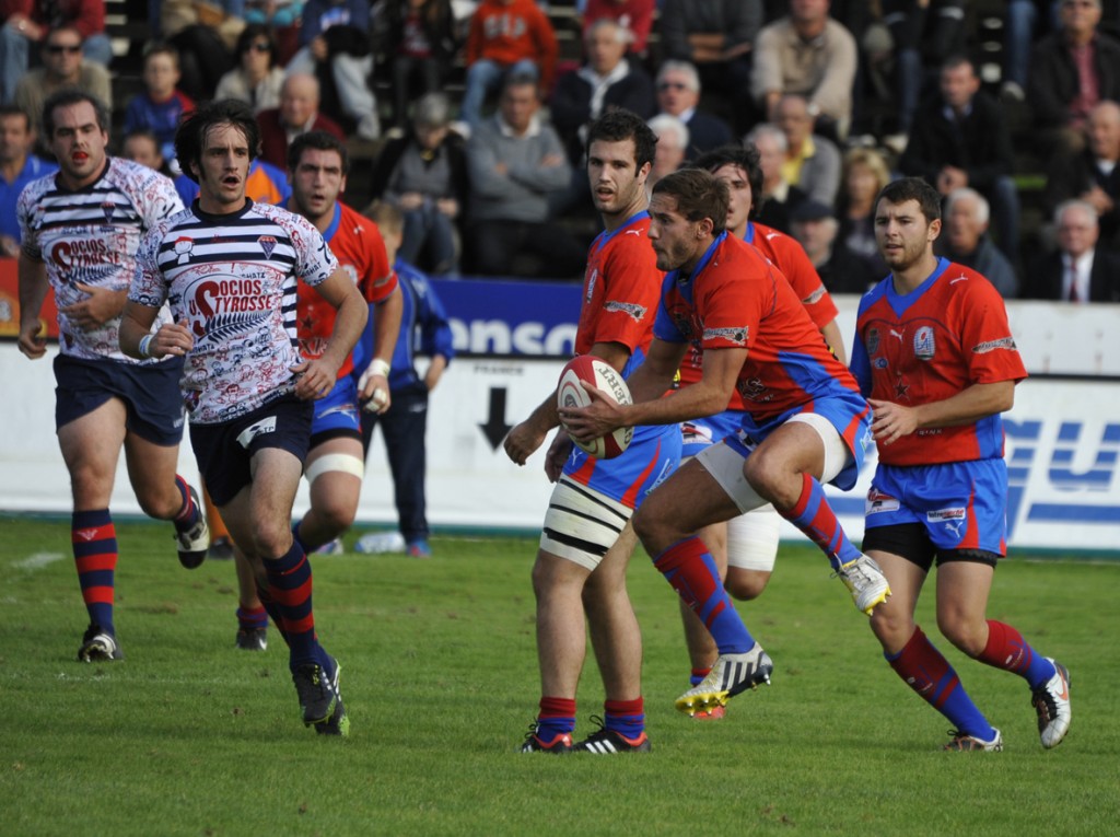 Après trois saisons au SAH, Morgan Marchini va réaliser son rêve de jouer au niveau professionnel avec le SC Albi. (Photo Jean-Louis Tastet)