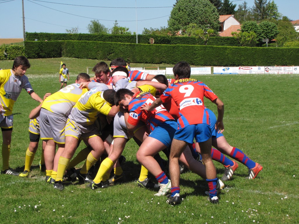 Les cadets poursuivent leur aventure en challenge Aquitaine après leur victoire e,n 8e de finale. (Photo Bruno Pouilloux)