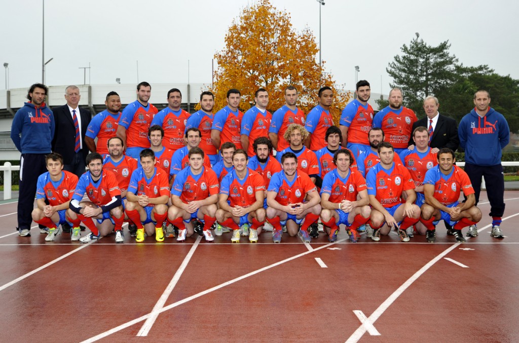 9. Avant le dernier match de la phase aller face à Valence-d'Agen, l'heure est venue de faire la photo officielle.