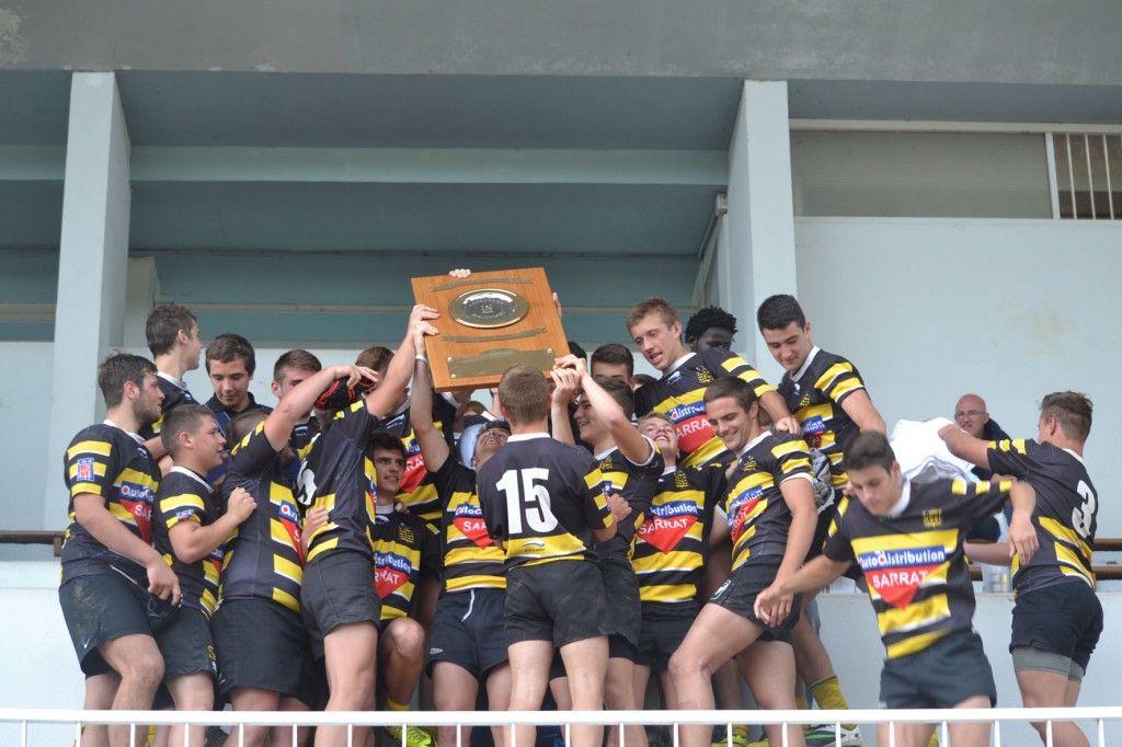 Comme l'an dernier, ce sont les cadets du Stade Montois qui ont soulevé le trophée Jacques-Lotterie.