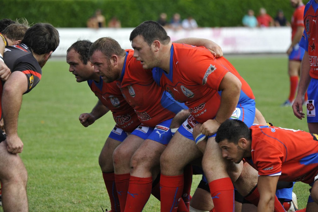 Les Rouge et Bleu ont su réagir après leur défaite à domicile contre Anglet. (Photo archives Jean-Louis Tastet)