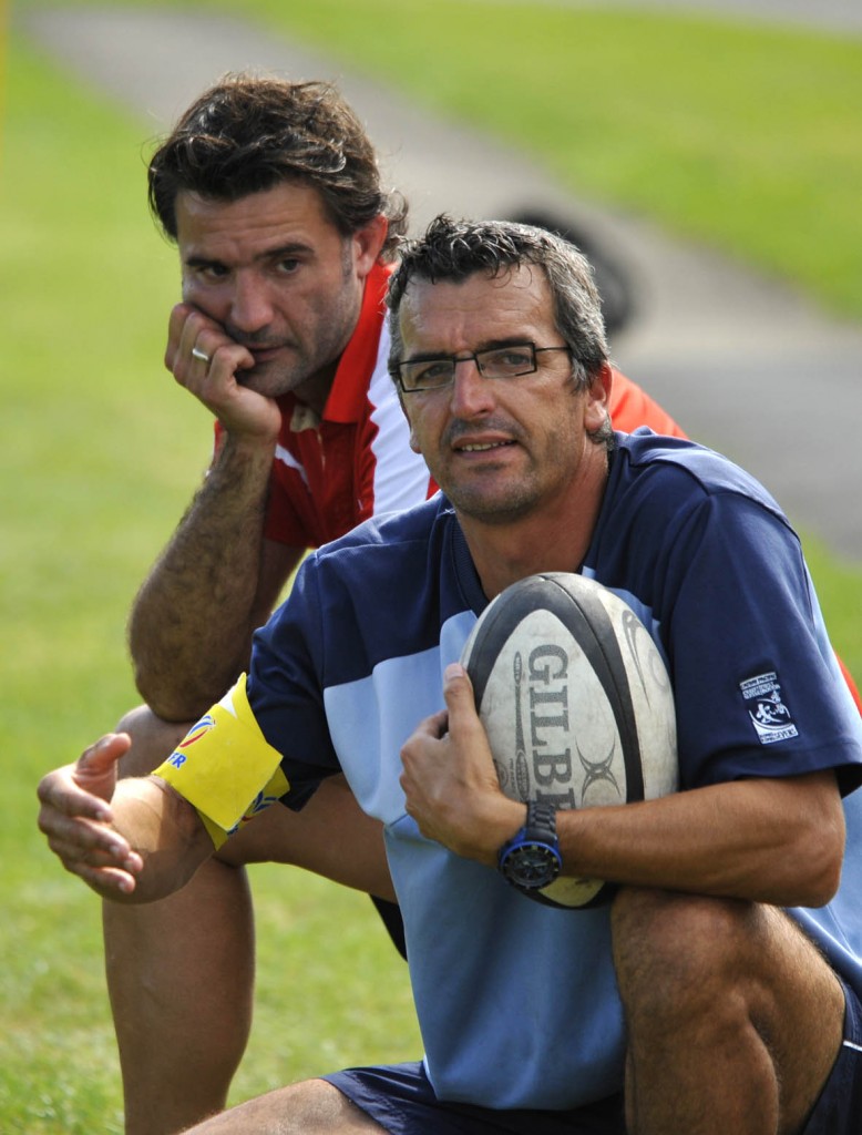 Olivier Toulouze et Jérôme Labat. (Photo Jean-Louis Tastet)