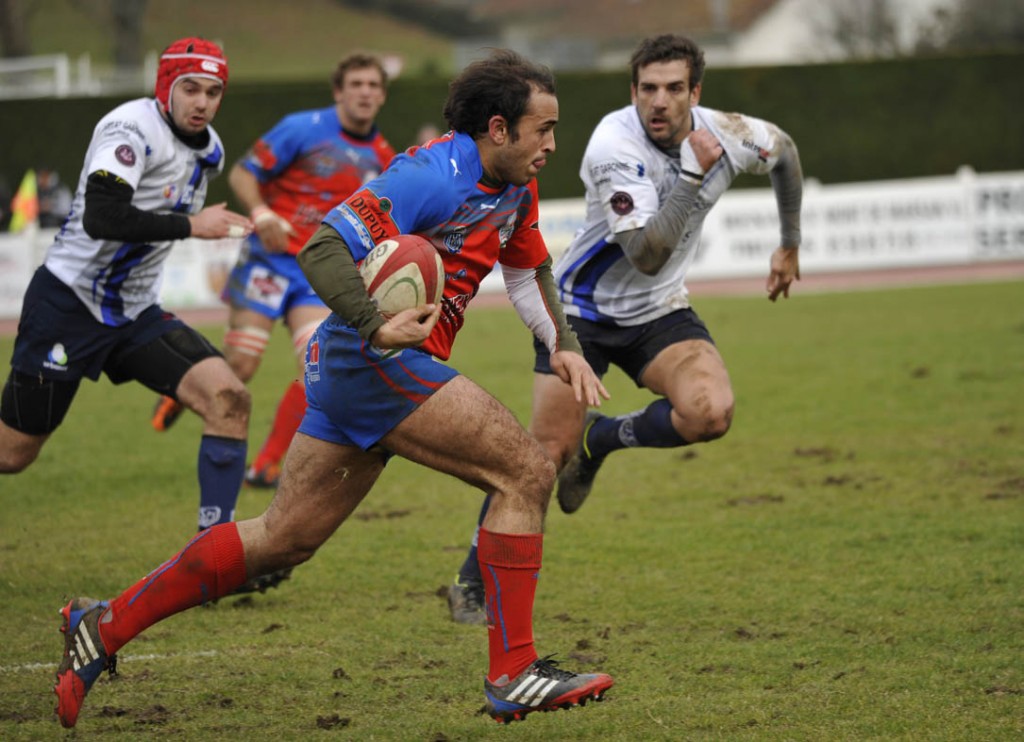 Le SAH a gardé le rythme contre Marmande dimanche dernier (22-16). Photo Jean-Louis Tastet.