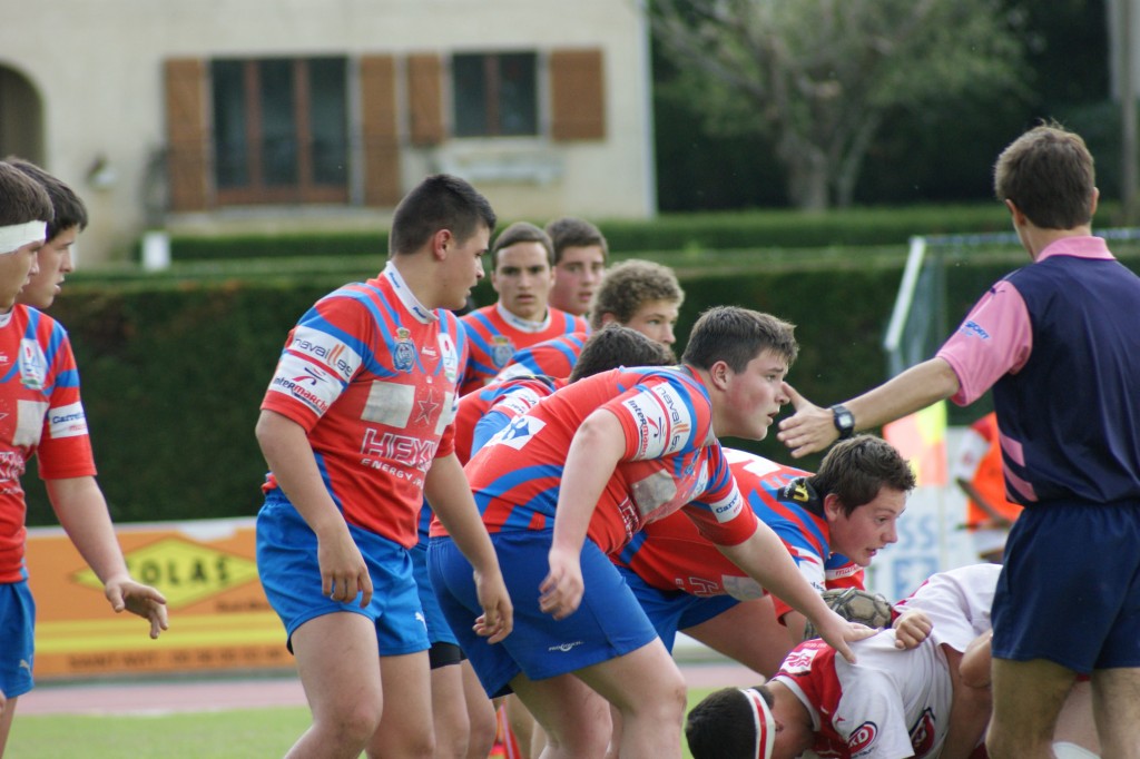 Les cadets ont écrasé Bidart 26-3 au premier tour samedi dernier.